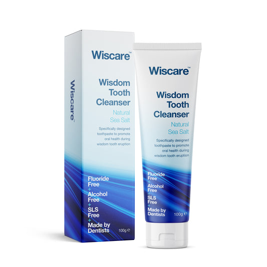 Natural Sea Salt Toothpaste for Wisdom Tooth Pain Relief - Wiscare Dental Essentials